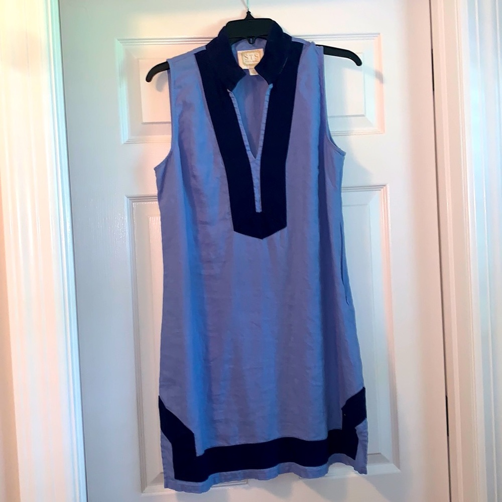 Sail to Sable Blue Dress